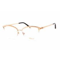   Chopard VCHD49S szemüvegkeret csillógó EMBOSED barna / Clear demo lencsék női