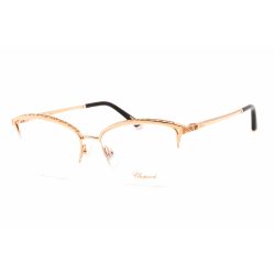   Chopard VCHD49S szemüvegkeret csillógó EMBOSED barna / Clear demo lencsék női