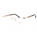   Chopard VCHF47 szemüvegkeret csillógó Copper arany / Clear lencsék női