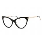   Philipp Plein VPP037S szemüvegkeret csillógó fekete / Clear lencsék női