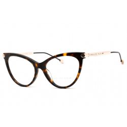   Philipp Plein VPP037S szemüvegkeret csillógó sötét barna / Clear lencsék női