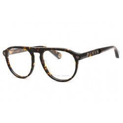   Philipp Plein VPP016M szemüvegkeret csillógó sötét barna / Clear lencsék férfi