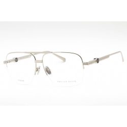   Philipp Plein VPP063W szemüvegkeret csillógó Palladium / Clear lencsék férfi