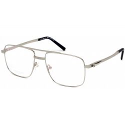   Philippe Charriol PC75037 szemüvegkeret csiszolt ezüst / Clear lencsék férfi