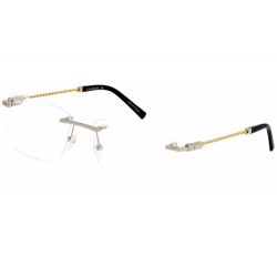   Charriol PC75063 szemüvegkeret csillógó ezüst/arany / Clear lencsék férfi