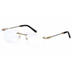   Charriol PC75063 szemüvegkeret csillógó arany/ezüst / Clear lencsék férfi