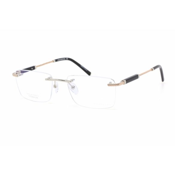 Charriol PC75072 szemüvegkeret csillógó ezüst/arany / Clear lencsék férfi