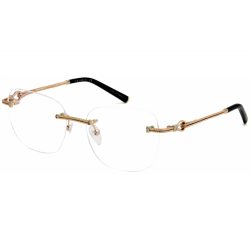   Charriol PC71036 szemüvegkeret csillógó arany/fekete / Clear lencsék női