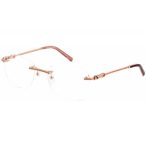   Charriol PC71033 szemüvegkeret csillógó rózsaszín/arany/bordó / Clear lencsék női