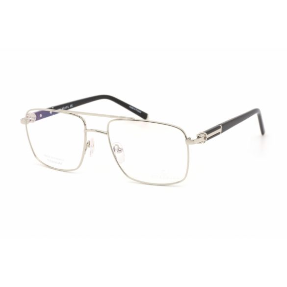 Charriol PC75075 szemüvegkeret csillógó ezüst/fekete / Clear lencsék férfi