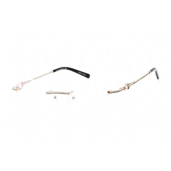 Charriol PC71046 szemüvegkeret csillógó ezüst/rózsaszín arany / Clear lencsék női