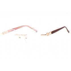   Charriol PC71057 szemüvegkeret csillógó rózsaszín arany/ezüst / Clear lencsék női