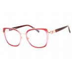   Charriol PC71055 szemüvegkeret csillógó rózsaszín arany/bordó / Clear lencsék női