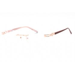   Charriol PC71051 szemüvegkeret csillógó rózsaszín arany / Clear lencsék női