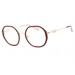   Charriol PC71050 szemüvegkeret csillógó rózsaszín arany/bordó / Clear lencsék női