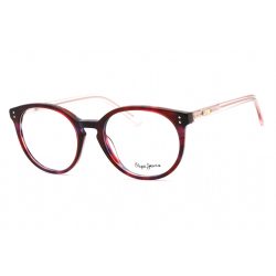   pepe jeans PJ3475 szemüvegkeret csillógó piros barna / Clear lencsék női