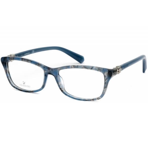 Swarovski SK5243 szemüvegkeret csillógó kék / Clear lencsék Unisex férfi női