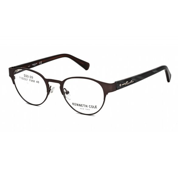 Kenneth Cole új York KC0249-3 szemüvegkeret matt szürke / Clear lencsék Unisex férfi női