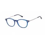   Tom Ford FT5553-B szemüvegkeret csillógó átlátszó kék / Clear lencsék női