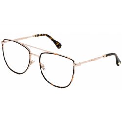   Jimmy Choo JC 250 szemüvegkeret arany barna / Clear lencsék női