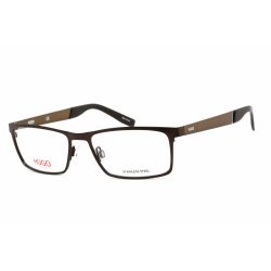   HUGO HG 0228 szemüvegkeret matt barna/Clear demo lencsék férfi