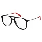   Levis LV 1000 szemüvegkeret fekete piros / Clear lencsék Unisex férfi női
