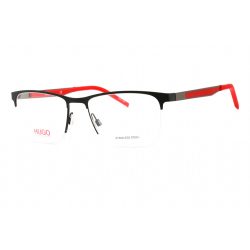   HUGO HG 1142 szemüvegkeret matt fekete / Clear lencsék férfi