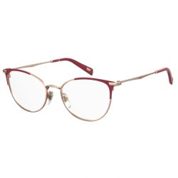   Levis LV 5025 szemüvegkeret bordó arany / Clear demo lencsék női