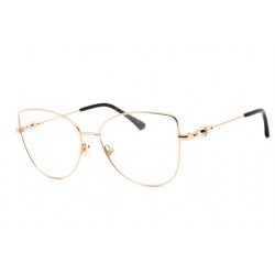   Jimmy Choo JC339 szemüvegkeret fekete arany / Clear lencsék női
