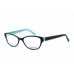   Adensco Ad 201 szemüvegkeret fekete türkiz / Clear demo lencsék női