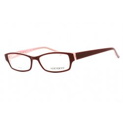   Adensco Ad 212 szemüvegkeret bordó rózsaszín / Clear lencsék női