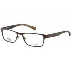   Hugo Boss 0873 szemüvegkeret matt barna szürke / Clear lencsék férfi