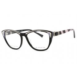   La Matta LMV3304 szemüvegkeret fekete/fehér szürke / Clear lencsék női
