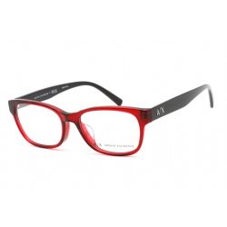   Armani Exchange AX3076F szemüvegkeret csillógó bordó/Clear lencsék női