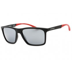   Emporio Armani 0EA4170 napszemüveg matt fekete / világos szürke tükrös férfi