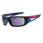   Prada Sport 0PS 02YS napszemüveg matt fekete / kék Multilayer Tuning férfi