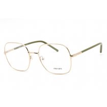  Prada 0PR 56WV szemüvegkeret Pale arany / Clear lencsék női