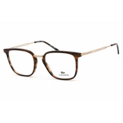   Lacoste L2853PC szemüvegkeret barna/csíkos barna / Clear lencsék férfi