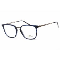   Lacoste L2853PC szemüvegkeret barna/csíkos kék / Clear lencsék férfi