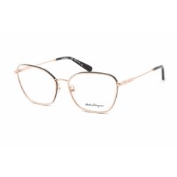   Salvatore Ferragamo SF2203 szemüvegkeret rózsa arany/fekete/Clear demo lencsék női