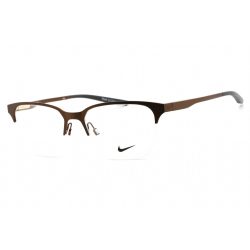  Nike 8049 szemüvegkeret szatén Walnut/sötét szürke / Clear lencsék férfi