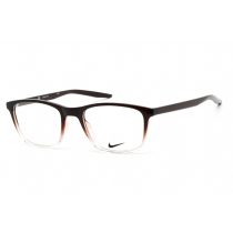   Nike 7129 szemüvegkeret barna Basalt/Clear Fade / Clear lencsék Unisex férfi női