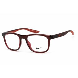   Nike 7037 szemüvegkeret sötét Beetroot/Clear demo lencsék Unisex férfi női