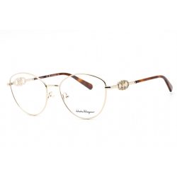   Salvatore Ferragamo SF2220R szemüvegkeret csillógó arany / pezsgő színű/ezüst Flash női