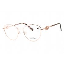   Salvatore Ferragamo SF2220R szemüvegkeret rózsa arany / Clear lencsék női