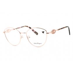   Salvatore Ferragamo SF2220R szemüvegkeret rózsa arany / Clear lencsék női