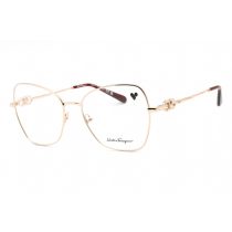   Salvatore Ferragamo SF2221 szemüvegkeret rózsa arany / Clear lencsék női