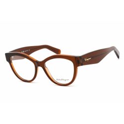   Salvatore Ferragamo SF2934 szemüvegkeret Deep Caramel / Clear lencsék női