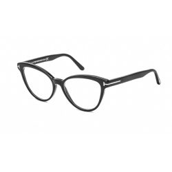   Tom Ford FT5639-B szemüvegkeret csillógó fekete / Clear lencsék női