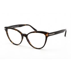   Tom Ford FT5639-B szemüvegkeret sötét barna / Clear lencsék férfi